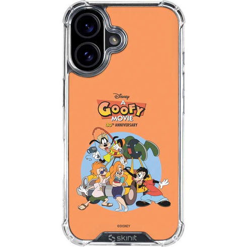 Disney Goofy Movie Group iPhone 16 Clear Case